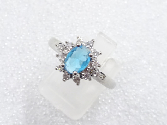 COLORED STONE FASHION RING / JP SIZE 17.5
